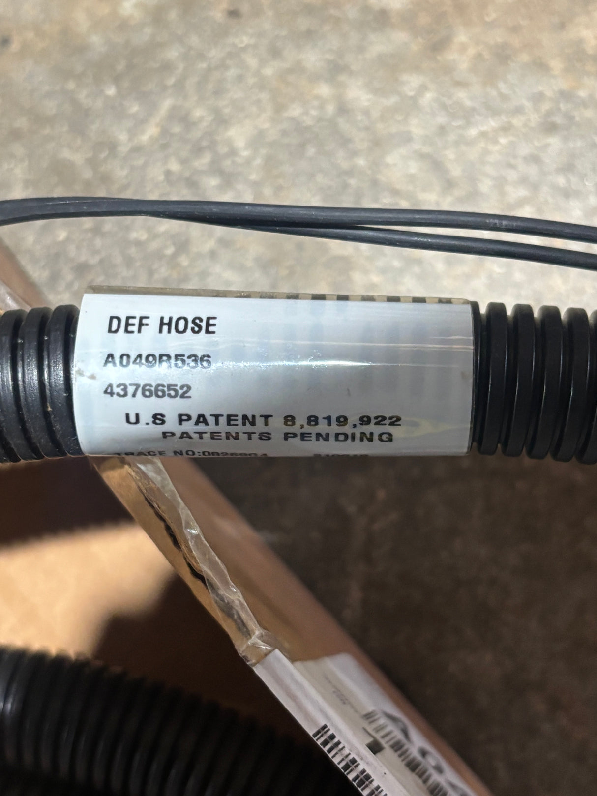 Cummins OEM Heat Hose DEF Hose A050K126 4377379