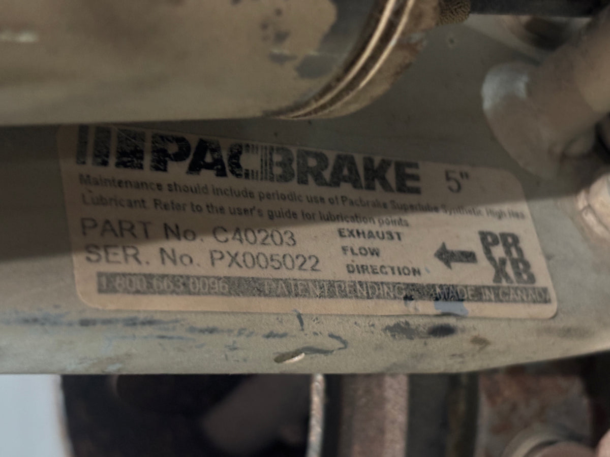 Pacbrake 5 PRXB Exhaust Brake C40203