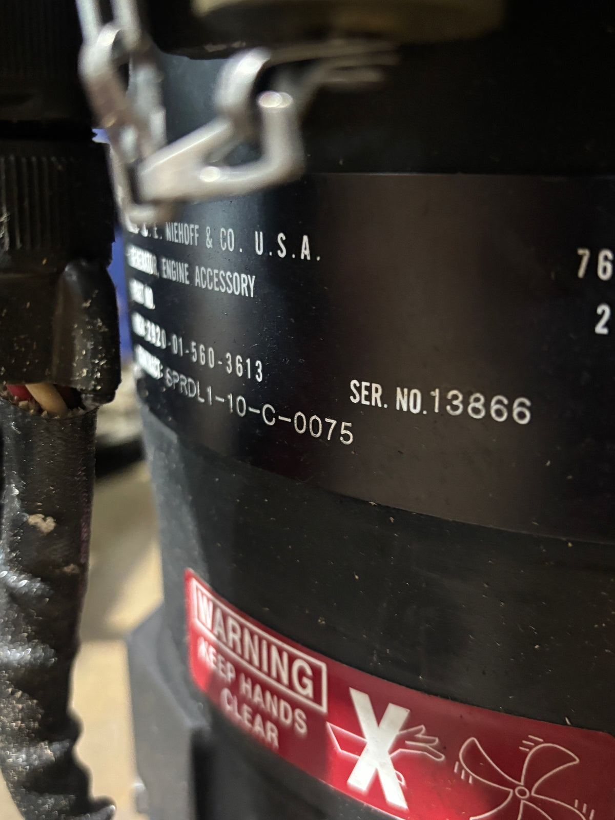 C.E. Niehoff N1609-1 Alternator Generator 2920-01-560-3613 76761-N1609-1