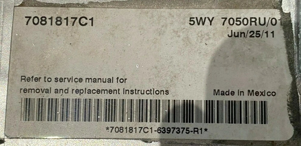 International DT466E Diesel Engine Control Module, ECM, ECU, 7081817C1