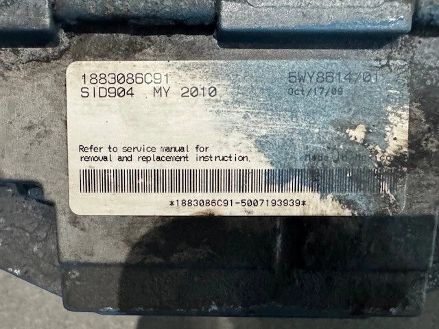 International Maxxforce DT EPA07 Engine Control Module, ECM, ECU, 1883086C91