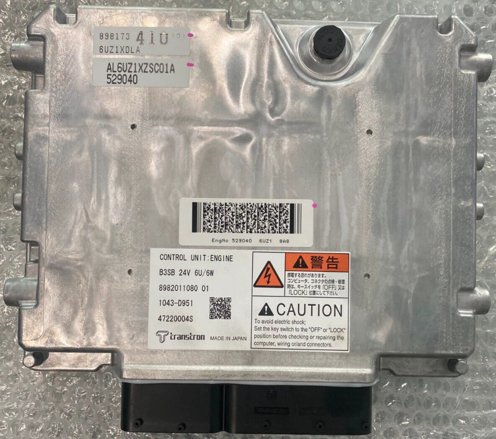 Isuzu 6UZ1XDLA B3SB 24V Diesel Engine Control Module ECM ECU 8982011080 01