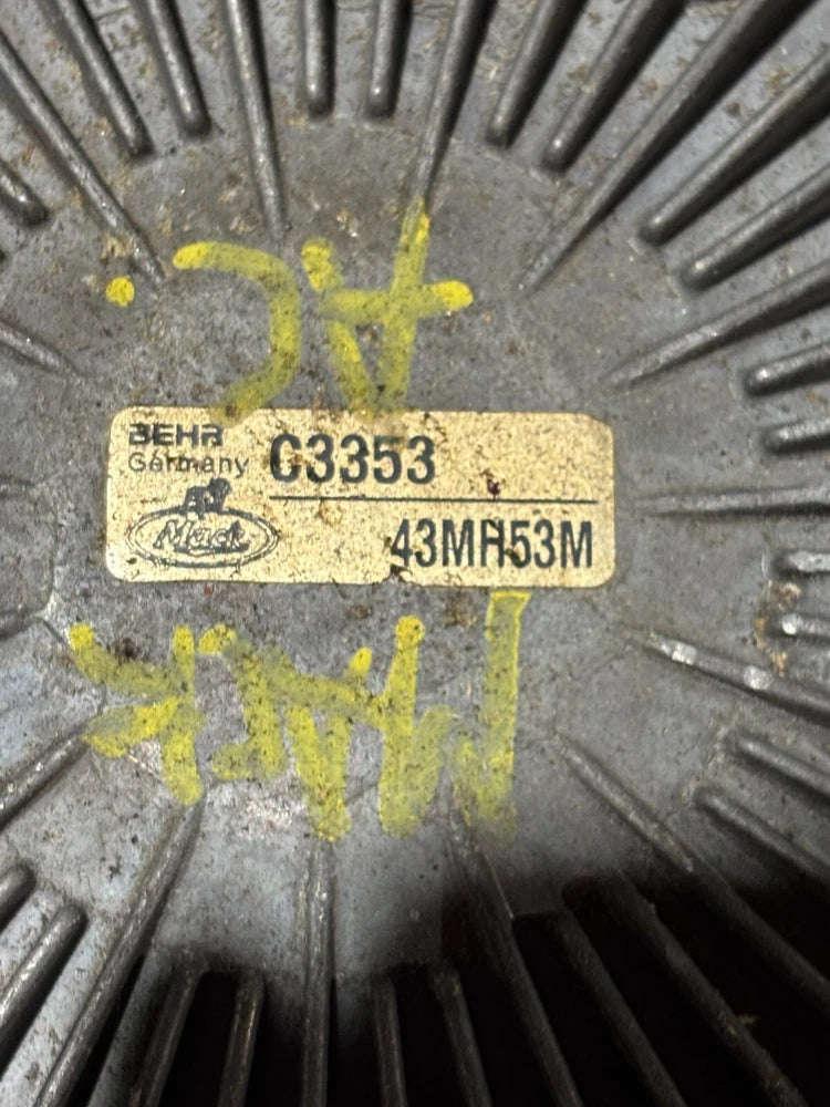 Mack C3353 Fan Clutch 43MH53M 38MH428M 376791181 25174086 700722AT