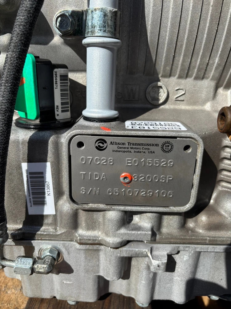 NEW Allison 3200SP Automatic Transmission with PTO, 6510729106, Gen 4, PTO GEAR