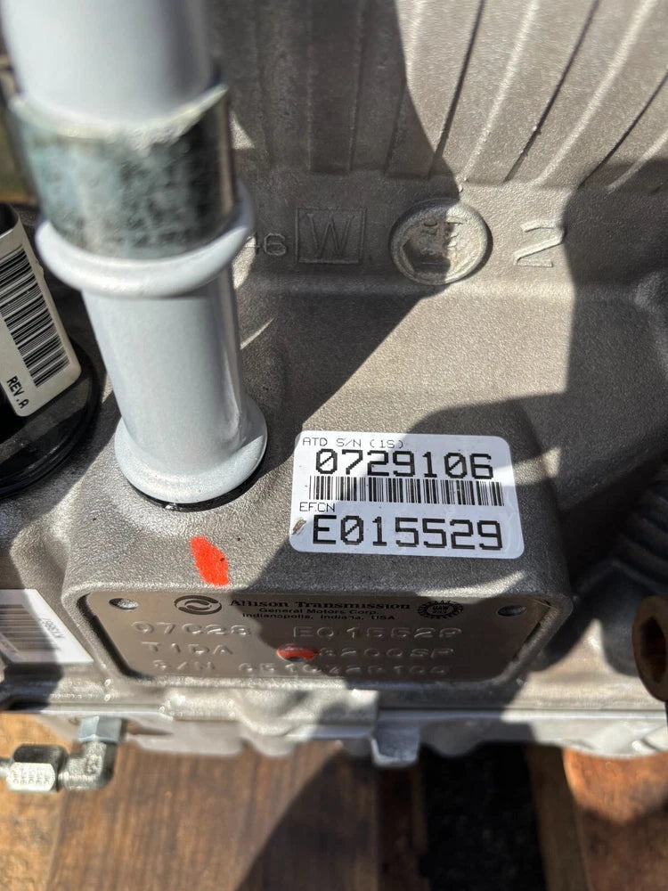 NEW Allison 3200SP Automatic Transmission with PTO, 6510729106, Gen 4, PTO GEAR