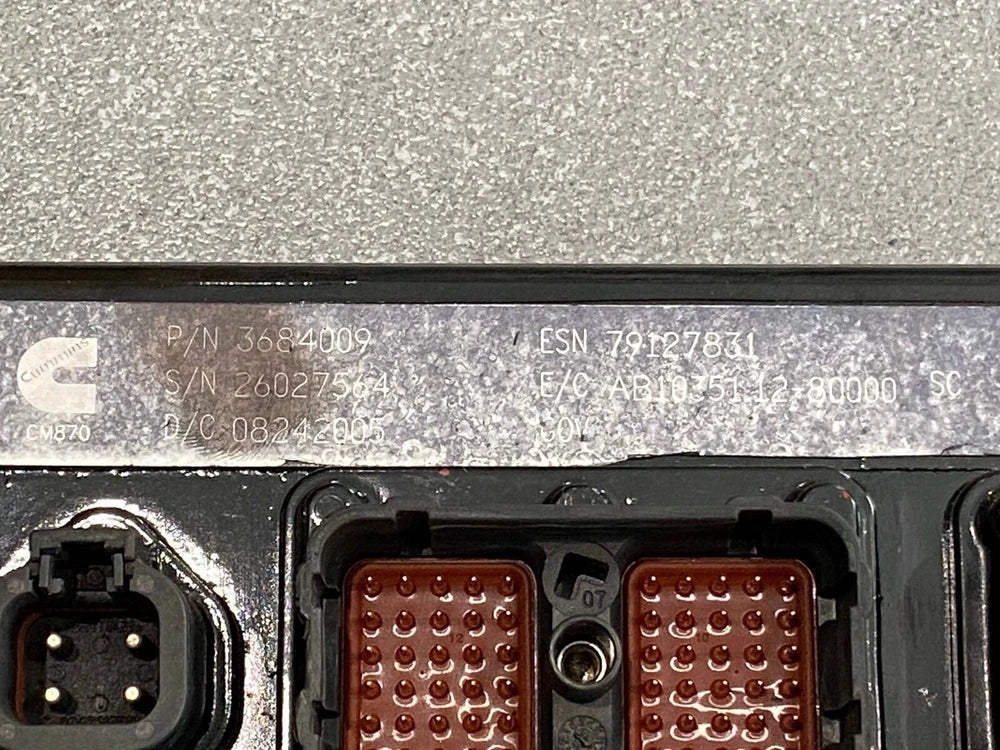 OEM 2005 Cummins ISX Engine Control Module, ECM, ECU, 3684009, CM870