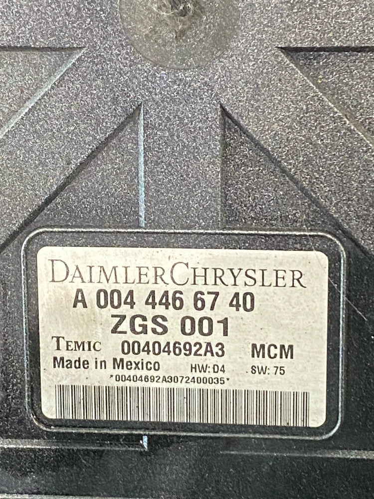OEM 2008 Mercedes Benz OM460LA Engine Control Module, ECM, ECU, A0044466740
