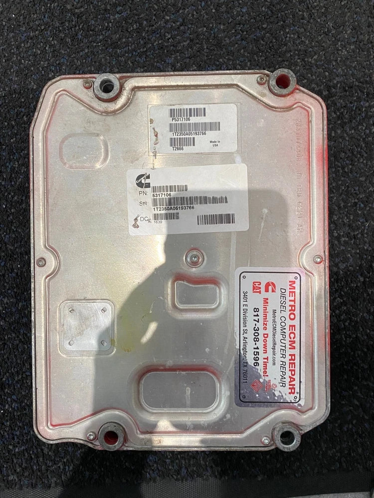 OEM 2014 Cummins ISX15 Engine Control Module, ECM, ECU, 5317106, 5317107, CM2350
