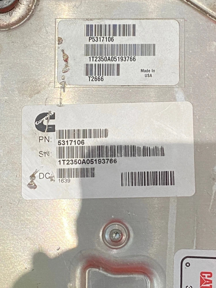 OEM 2014 Cummins ISX15 Engine Control Module, ECM, ECU, 5317106, 5317107, CM2350