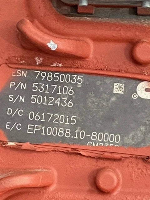 OEM 2015 Cummins ISX15 Engine Control Module, ECM, ECU, 5317106, 5317107