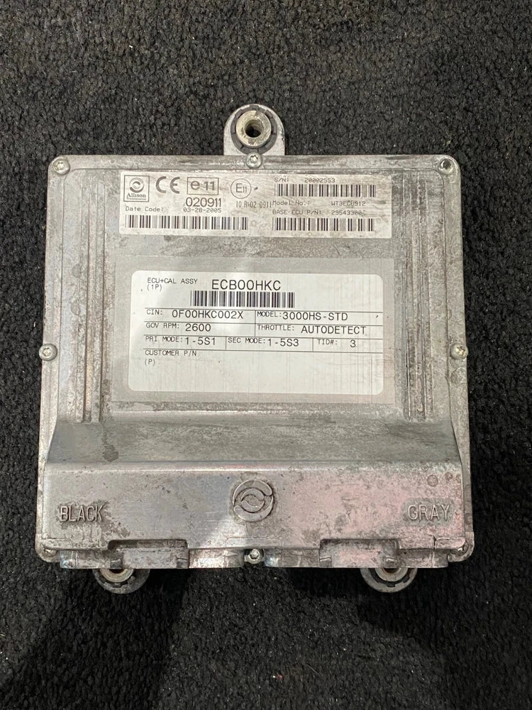OEM Allison 3000HS Transmission Control Module, TCM, 29543300, WT3ECU912
