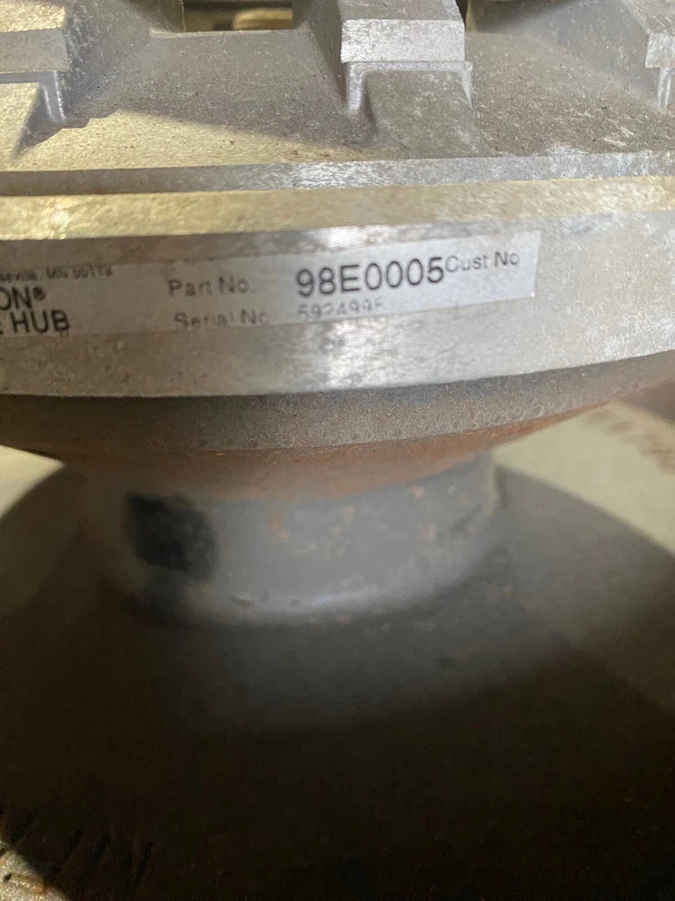 OEM Horton Fan Clutch off Caterpillar C9 Engine, 98E0005, MFR-3GYQ8-98E0005