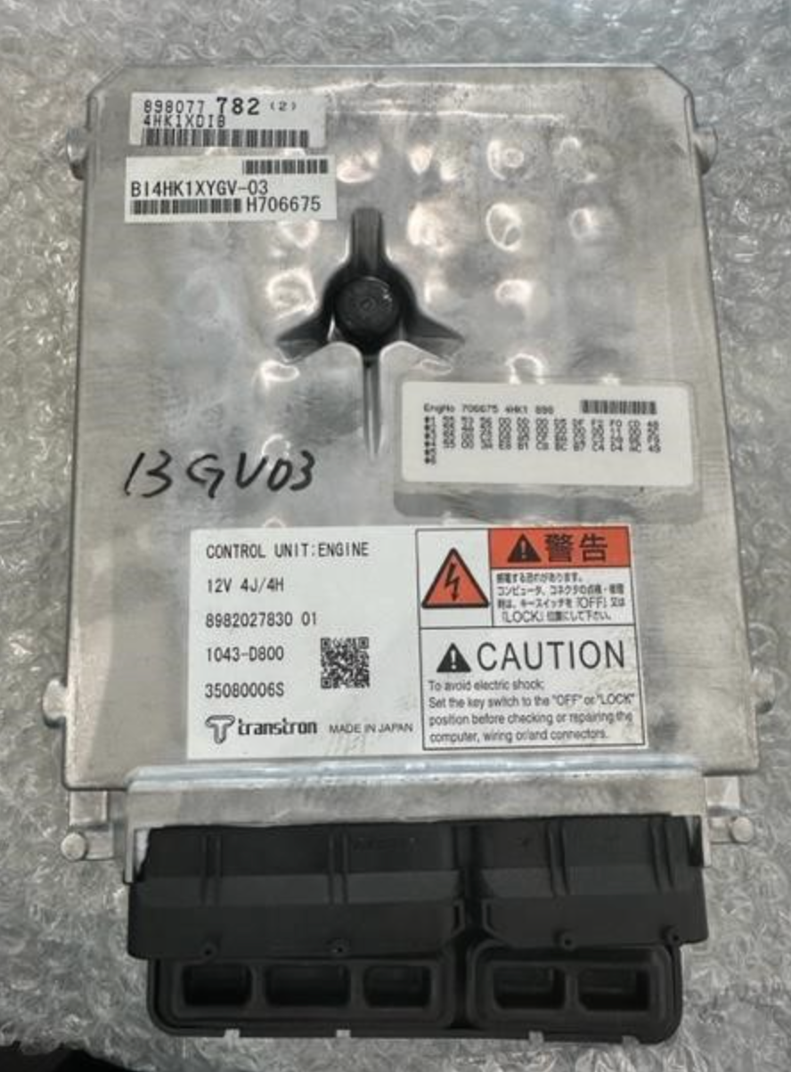 Transtron Control Module ECM for Isuzu 4HK1 4JJ1 Engine 8980777822 8982027830