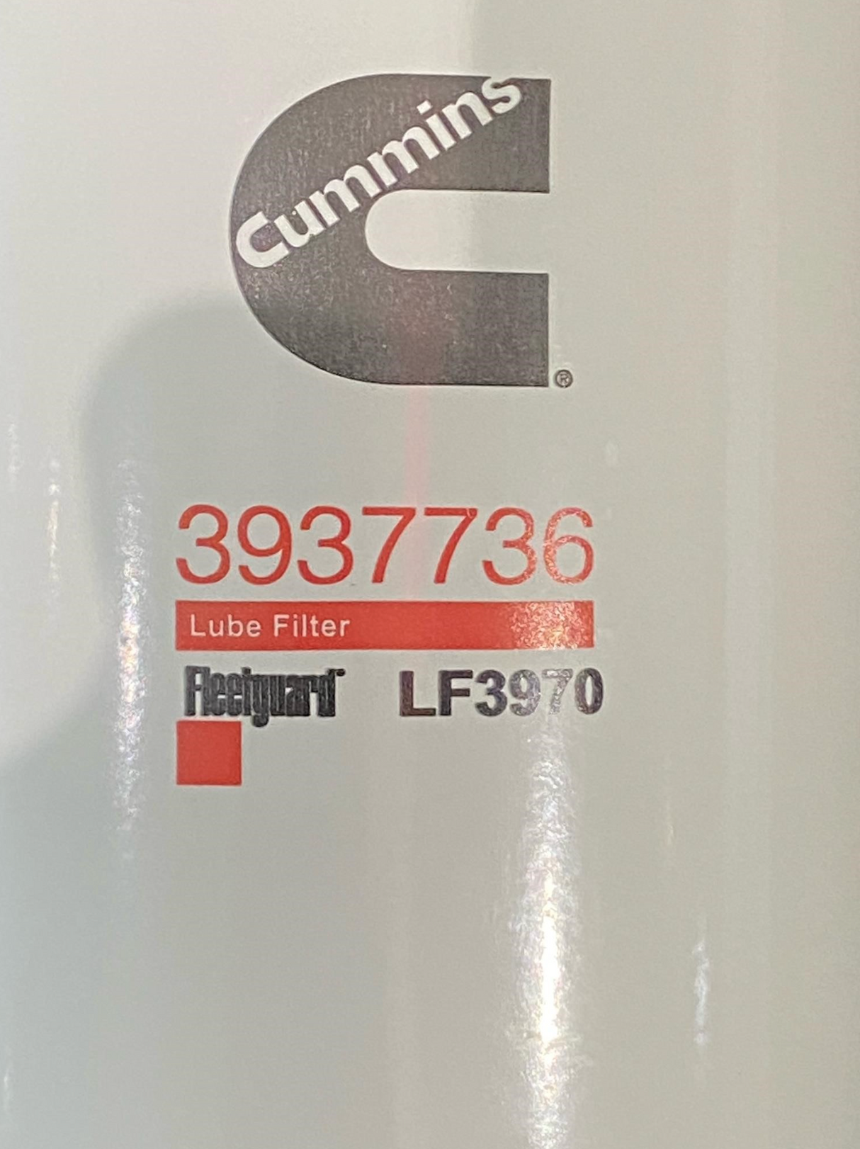 Fleetguard LF3970 OEM Cummins Oil Filter 3937736