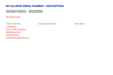 Allison B500RM Automatic Transmission 9430014920 29549640 29535583