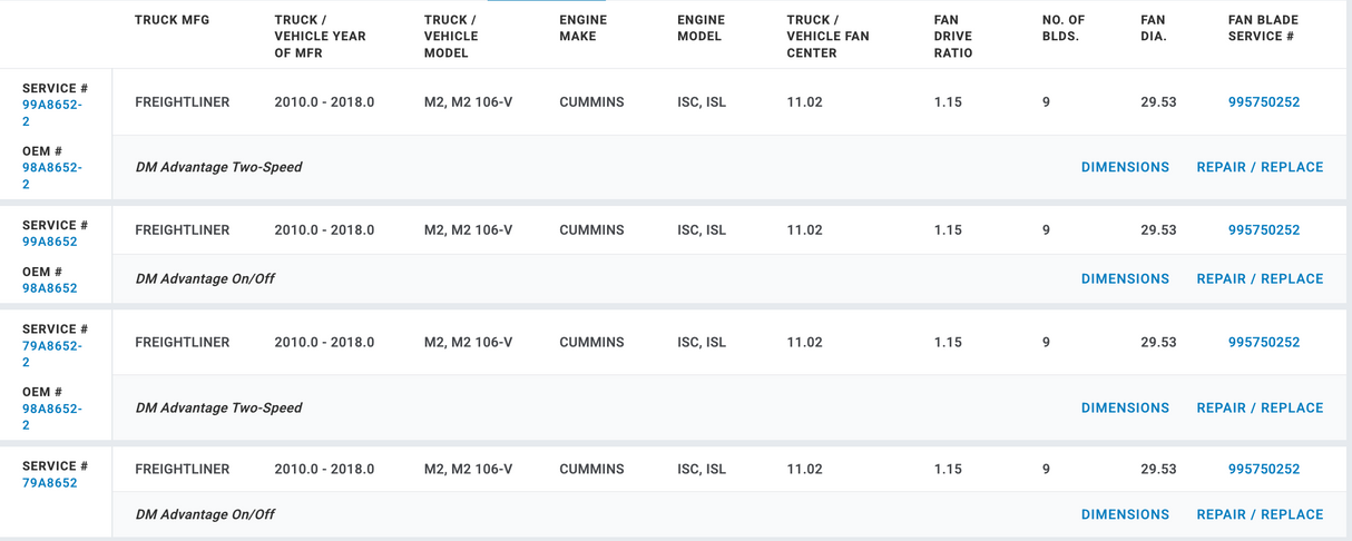 Horton OEM Fan Clutch for Cummins ISL ISL Diesel Engine 79A8652 98A8652