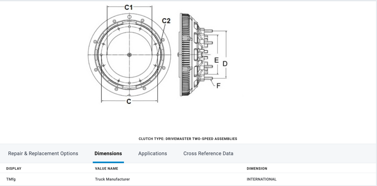 Horton OEM Fan Clutch for International DT466E Maxxforce 9 10 DT 994972 984160